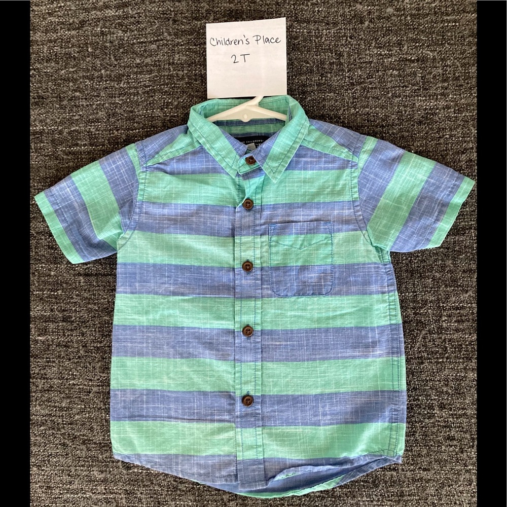 Children’s Place, 2T, blue/green color